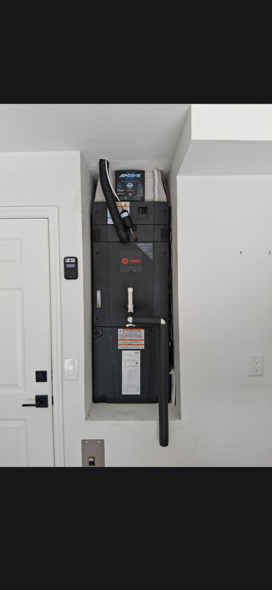 Trane air handler installed by Corbett Cooling in Southwest Florida